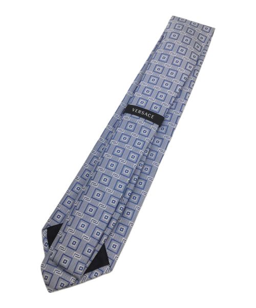 VERSACE（ヴェルサーチェ）VERSACE (ヴェルサーチ) ネクタイ ブルー サイズ:表記無し 未使用品の古着・服飾アイテム
