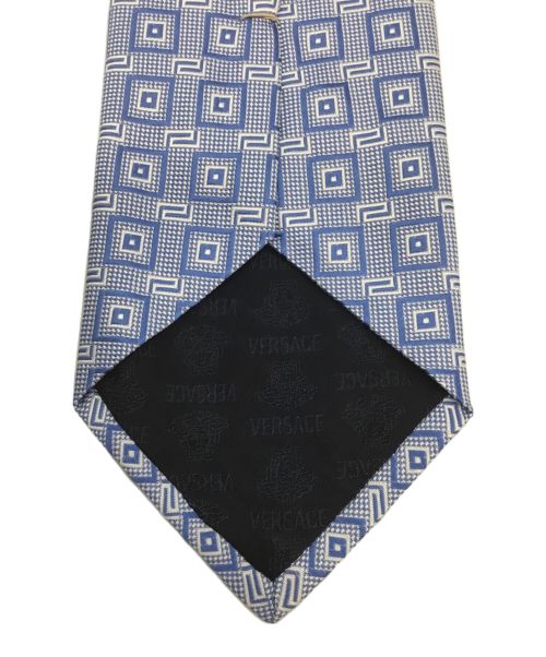 VERSACE（ヴェルサーチェ）VERSACE (ヴェルサーチ) ネクタイ ブルー サイズ:表記無し 未使用品の古着・服飾アイテム
