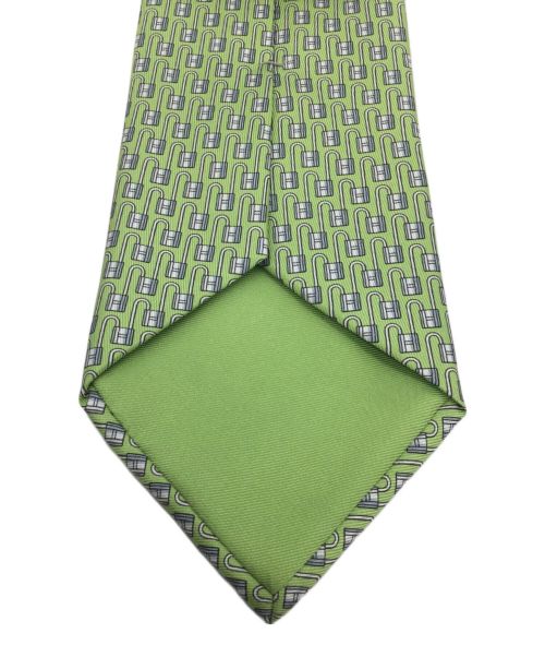 HERMES（エルメス）HERMES (エルメス) ネクタイ 黄緑 サイズ:表記無し 未使用品の古着・服飾アイテム