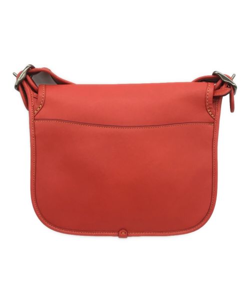 DISNEY（ディズニー）DISNEY (ディズニー) COACH (コーチ) ショルダーバッグ レッドの古着・服飾アイテム