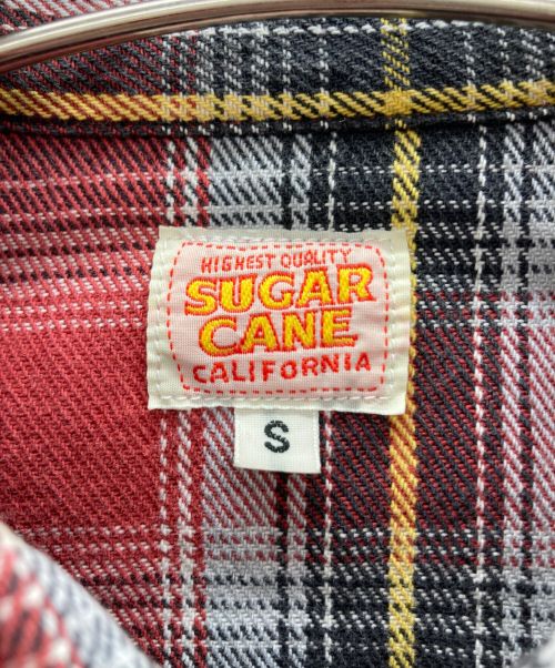SUGAR CANE（シュガーケーン）SUGAR CANE (シュガーケーン) ウエスタンチェックシャツ レッド サイズ:Sの古着・服飾アイテム