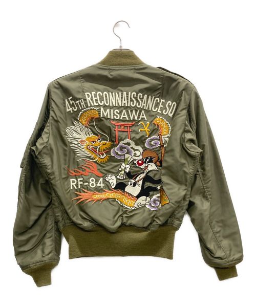 TOYS MCCOY（トイズマッコイ）TOYS MCCOY (トイズマッコイ) MISAWA フライトジャケット カーキ サイズ:36の古着・服飾アイテム