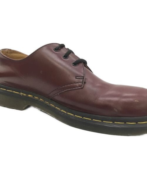 Dr.Martens（ドクターマーチン）Dr.Martens (ドクターマーチン) 3ホールシューズ チェリーレッド サイズ:UK7の古着・服飾アイテム