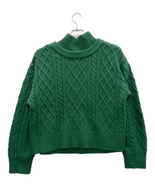 FREAK'S STORE（フリークスストア）FREAK'S STORE (フリークスストア) セットアップニット グリーン サイズ:Freeの古着・服飾アイテム