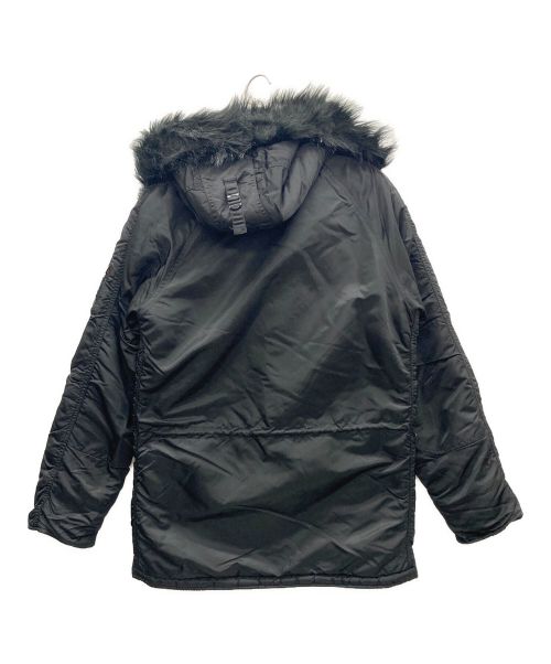 ALPHA INDUSTRIES（アルファインダストリーズ）ALPHA INDUSTRIES (アルファインダストリーズ) N-3Bタイプコート ブラック サイズ:Lの古着・服飾アイテム