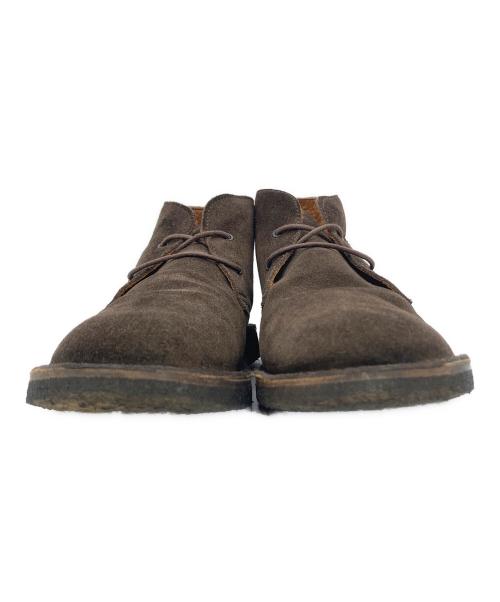 Manovie Toscane（マノヴィエ トスカーナ）Manovie Toscane (マノヴィエ トスカーナ) チャッカブーツ ブラウン サイズ:40の古着・服飾アイテム