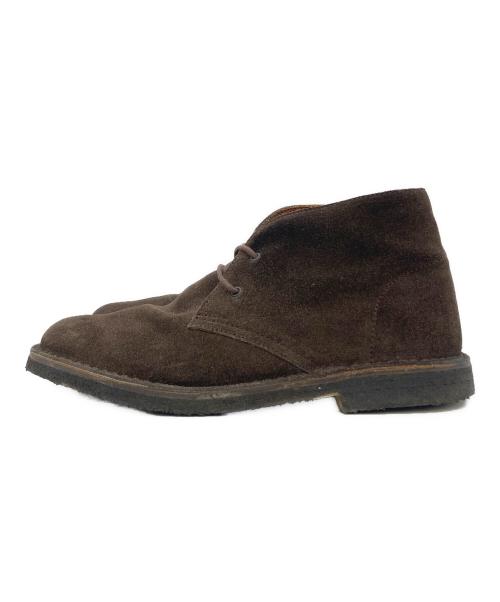 Manovie Toscane（マノヴィエ トスカーナ）Manovie Toscane (マノヴィエ トスカーナ) チャッカブーツ ブラウン サイズ:40の古着・服飾アイテム