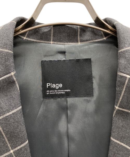Plage（プラージュ）Plage (プラージュ) テーラードコート グレー サイズ:38の古着・服飾アイテム
