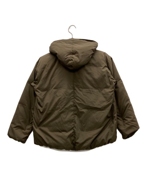 The Loft labo（ザロフトラボ）The Loft labo (ザロフトラボ) KAWADA FEATHER (カワダフェザー) フーデッドショートダウンジャケット オリーブ サイズ:1の古着・服飾アイテム