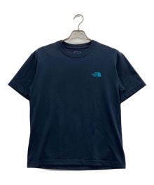 THE NORTH FACE（ザ ノース フェイス）の古着「バンダナスクエアロゴTシャツ」｜ネイビー