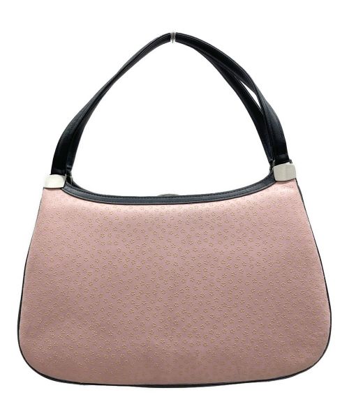 印傳屋（インデンヤ）印傳屋 (インデンヤ) ハンドバック ピンクの古着・服飾アイテム