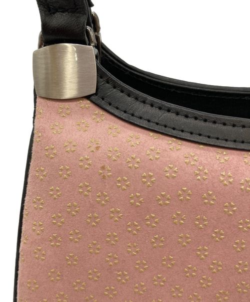 印傳屋（インデンヤ）印傳屋 (インデンヤ) ハンドバック ピンクの古着・服飾アイテム