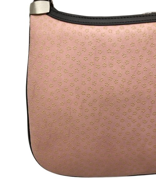 印傳屋（インデンヤ）印傳屋 (インデンヤ) ハンドバック ピンクの古着・服飾アイテム