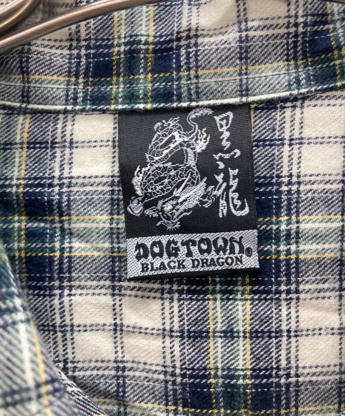 DOG TOWN（ドッグ タウン）DOG TOWN (ドッグ タウン) チェックネルシャツ ネイビー サイズ:XL 未使用品の古着・服飾アイテム