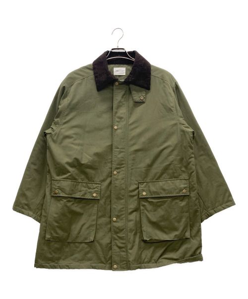EMMA CLOTHES（エマクローズ）EMMA CLOTHES (エマクローズ) ミリタリージャケット カーキ×ブラウン サイズ:Lの古着・服飾アイテム