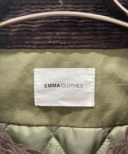 EMMA CLOTHES（エマクローズ）EMMA CLOTHES (エマクローズ) ミリタリージャケット カーキ×ブラウン サイズ:Lの古着・服飾アイテム