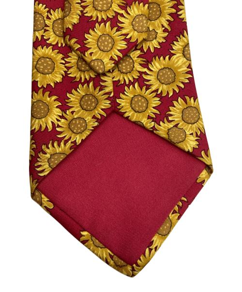 HERMES（エルメス）HERMES (エルメス) ネクタイ イエロー×レッド サイズ:表記無しの古着・服飾アイテム