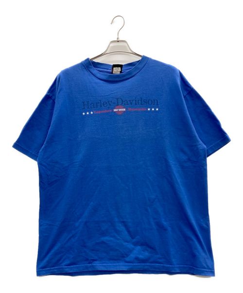 HARLEY-DAVIDSON（ハーレーダビッドソン）HARLEY-DAVIDSON (ハーレーダビッドソン) Tシャツ ブルー サイズ:XXLの古着・服飾アイテム