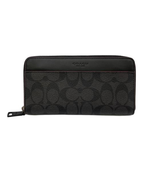 COACH（コーチ）COACH (コーチ) 長財布 ブラックの古着・服飾アイテム