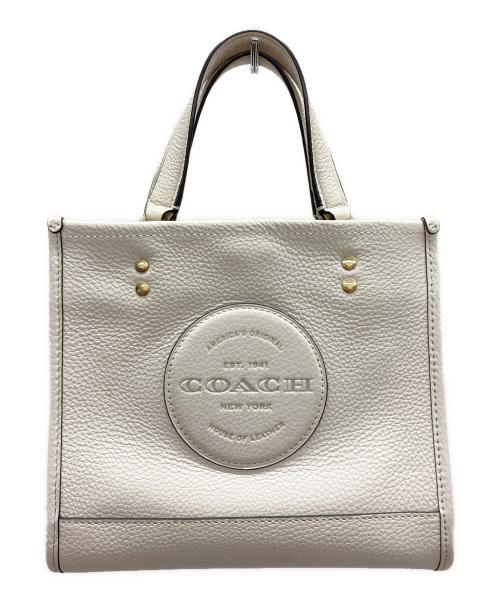 COACH（コーチ）COACH (コーチ) デンプシートートバッグ アイボリーの古着・服飾アイテム