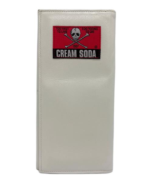 CREAM SODA（クリームソーダ）CREAM SODA (クリームソーダ) 長財布 ホワイトの古着・服飾アイテム