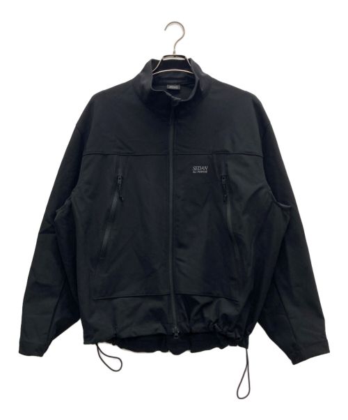 SEDAN ALL-PURPOSE（セダンオールパーパス）SEDAN ALL-PURPOSE (セダンオールパーパス) ソフトシェルジャケット ブラック サイズ:XLの古着・服飾アイテム