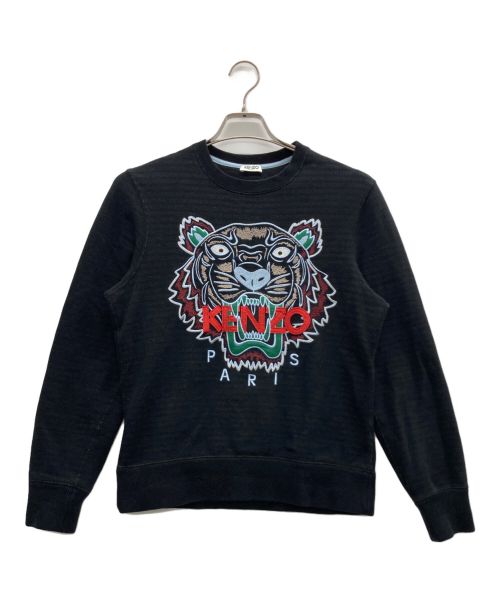 KENZO（ケンゾー）KENZO (ケンゾー) 刺繍スウェット ブラック サイズ:Sの古着・服飾アイテム