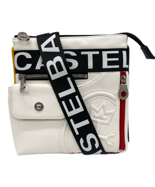 CASTELBAJAC（カステルバジャック）CASTELBAJAC (カステルバジャック) ショルダーバッグ ホワイトの古着・服飾アイテム