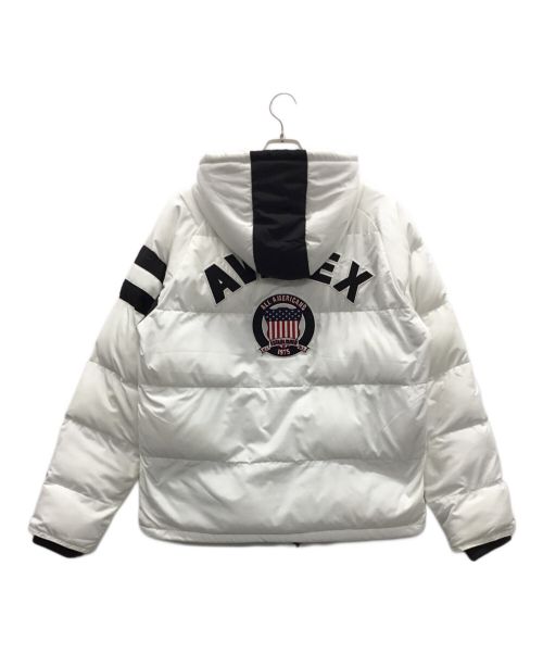 AVIREX（アヴィレックス）AVIREX (アヴィレックス) 中綿ジャケット ホワイト サイズ:XLの古着・服飾アイテム