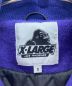 X-LARGE (エクストララージ) ウールスタジャン パープル×イエロー サイズ:S：5000円