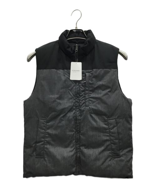 JOURNAL STANDARD relume（ジャーナルスタンダード レリューム）JOURNAL STANDARD relume (ジャーナルスタンダード レリューム) ダウンベスト ブラック×グレー サイズ:M 未使用品の古着・服飾アイテム