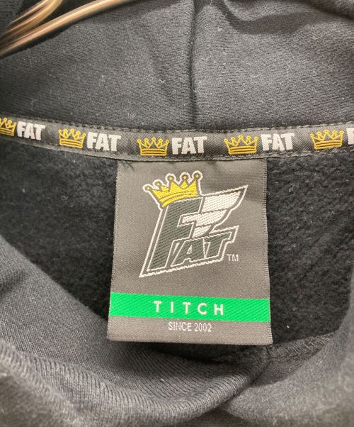 FAT（エフエーティー）FAT (エフエーティー) パーカー ブラック サイズ:Freeの古着・服飾アイテム