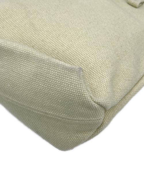 MM6 Maison Margiela（エムエムシックスメゾンマルジェラ）MM6 Maison Margiela (エムエムシックス メゾンマルジェラ) ミニキャンバスショッピングバッグ グリーンの古着・服飾アイテム