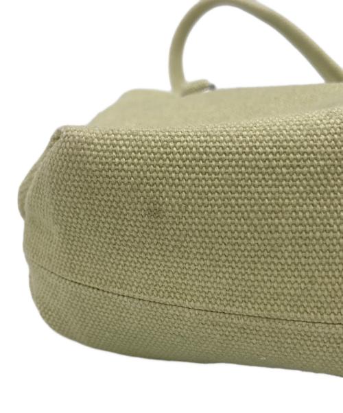 MM6 Maison Margiela（エムエムシックスメゾンマルジェラ）MM6 Maison Margiela (エムエムシックス メゾンマルジェラ) ミニキャンバスショッピングバッグ グリーンの古着・服飾アイテム