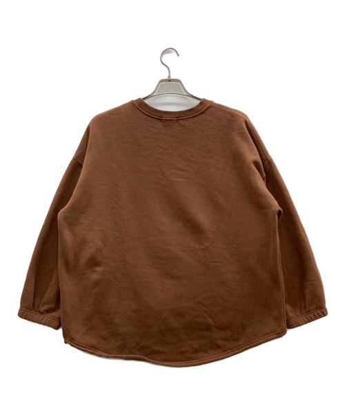 BLESS U（ブレスユー）BLESS U (ブレスユー) 裏起毛スウェット ブラウン サイズ:不明の古着・服飾アイテム