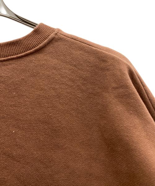 BLESS U（ブレスユー）BLESS U (ブレスユー) 裏起毛スウェット ブラウン サイズ:不明の古着・服飾アイテム