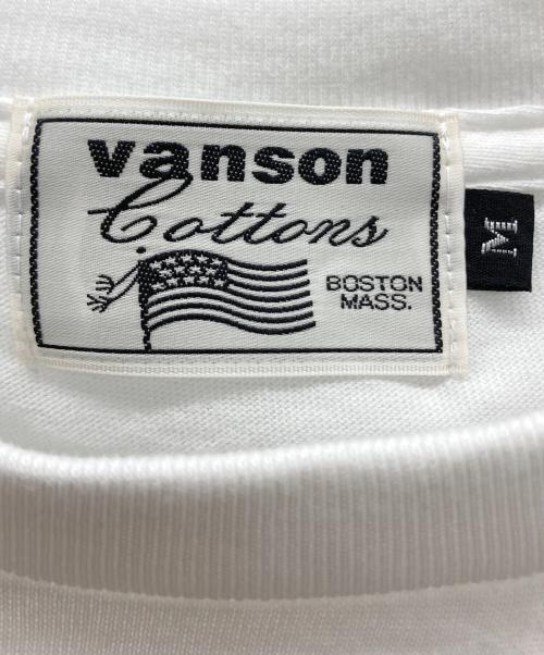 VANSON（バンソン）VANSON (バンソン) Tシャツ ホワイト サイズ:Mの古着・服飾アイテム
