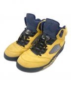 NIKEナイキ）の古着「AIR JORDAN 5 MICHIGAN」｜イエロー×ブルー