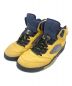 NIKE（ナイキ）の古着「AIR JORDAN 5 MICHIGAN」｜イエロー×ブルー