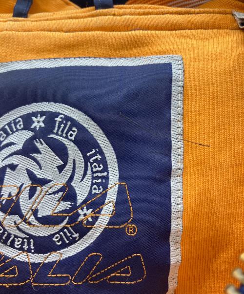 FILA（フィラ）FILA (フィラ) フルジップナイロンパーカージャケット オレンジ サイズ:XLの古着・服飾アイテム