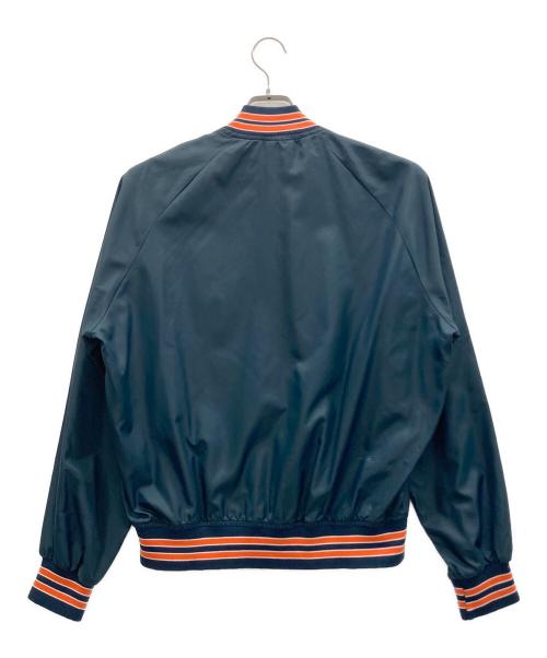 Chalk Line（チョークライン）Chalk Line (チョークライン) ナイロンスタジャン ネイビー×オレンジ サイズ:Lの古着・服飾アイテム