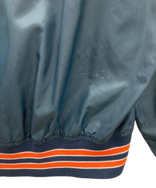 Chalk Line（チョークライン）Chalk Line (チョークライン) ナイロンスタジャン ネイビー×オレンジ サイズ:Lの古着・服飾アイテム