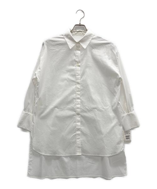 MIREPOIX（ミルポワ）MIREPOIX (ミルポワ) ロングシャツ ホワイト サイズ:38 未使用品の古着・服飾アイテム