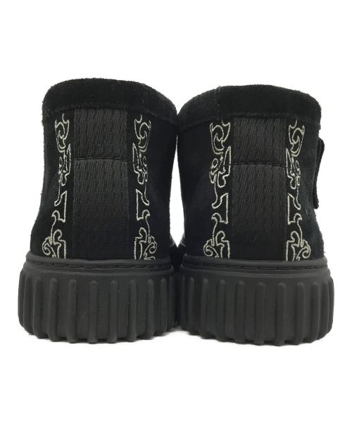 CLARKS（クラークス）CLARKS (クラークス) PLEASURES (プレジャーズ) Torhill Woven (トーヒルウーブン) ブラック サイズ:26.5の古着・服飾アイテム