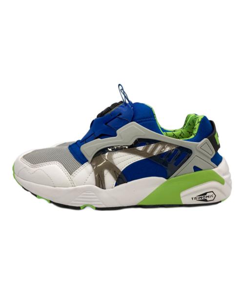 PUMA（プーマ）PUMA (プーマ) DISC BLAZE OG ブルー×ホワイト サイズ:27の古着・服飾アイテム