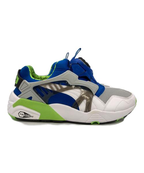 PUMA（プーマ）PUMA (プーマ) DISC BLAZE OG ブルー×ホワイト サイズ:27の古着・服飾アイテム