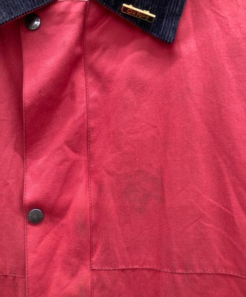 OXFORD BLUE（オックスフォードブルー）OXFORD BLUE (オックスフォードブルー) オイルドジャケット レッド サイズ:Lの古着・服飾アイテム