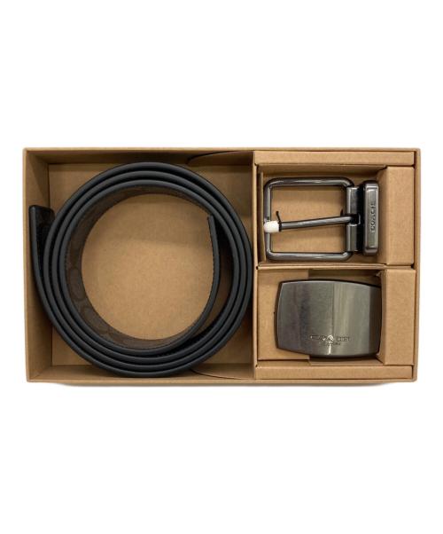 COACH（コーチ）COACH (コーチ) プラーク ハーネス リバーシブル ベルト グレー 未使用品の古着・服飾アイテム