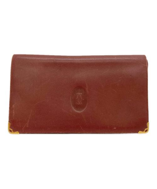 Cartier（カルティエ）Cartier (カルティエ) 長財布 エンジの古着・服飾アイテム