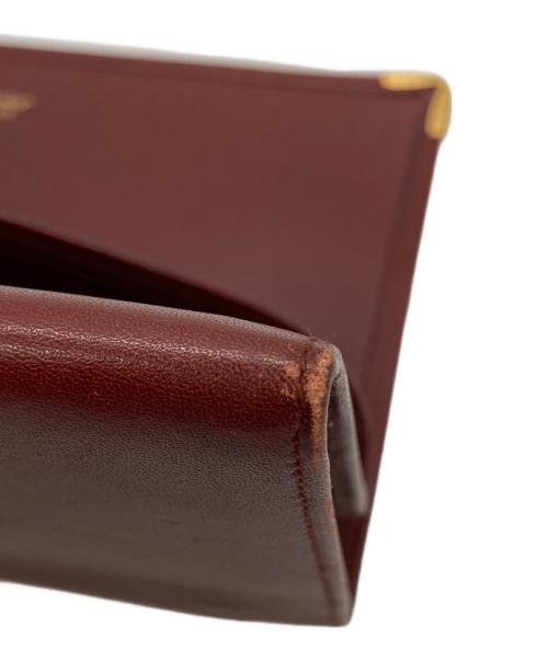 Cartier（カルティエ）Cartier (カルティエ) 長財布 エンジの古着・服飾アイテム